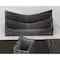 Dacasso Protacini Castlerock Gray Italian Patent Leather Letter Holder A6208 - alternate 3